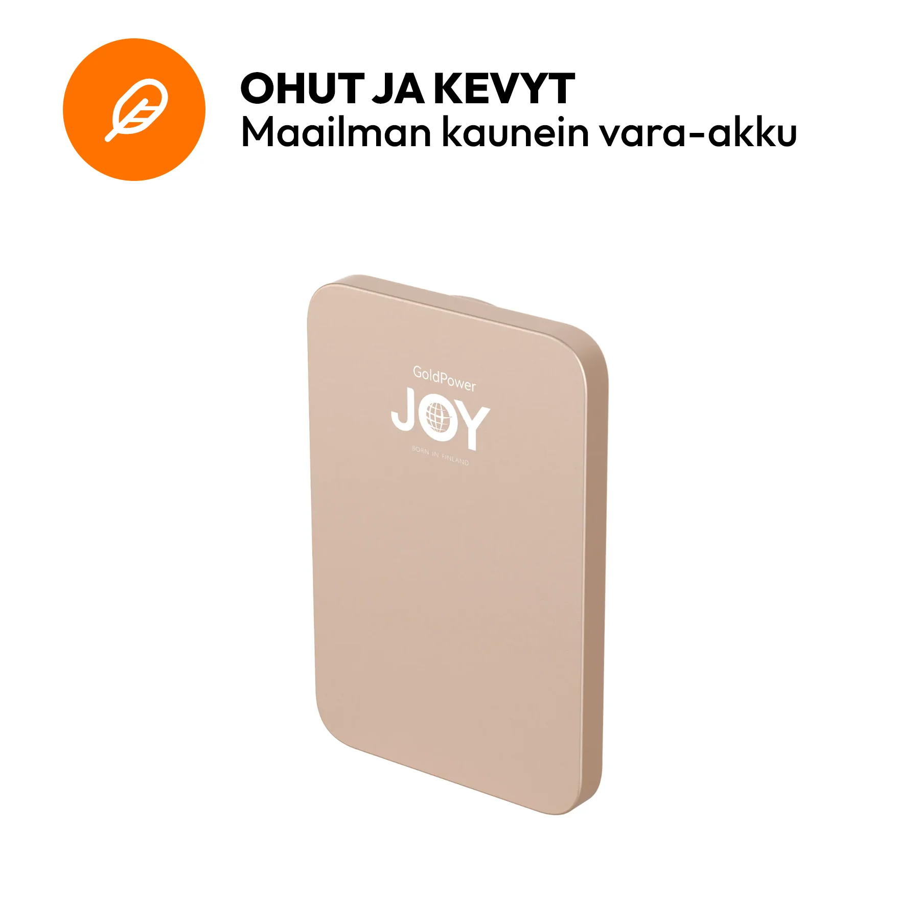 GoldPower® – korkealaatuinen langaton varavirtalähde